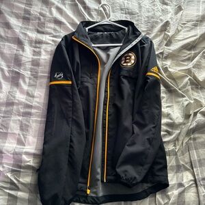 Adidas Black Boston Bruins Jacket